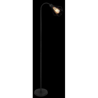 Globo 15351S - Stojacia lampa Isabella 1xE27, matná čierna