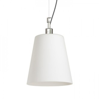 Rendl R13827 - Luster Babu new 1xE27, Ø220, opálové sklo/chróm