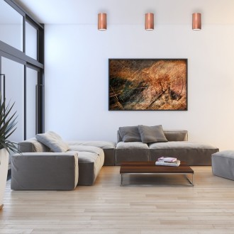 Temar CLEO TB E27 170 COPPER - Stropné svietidlo CLEO TB 170 1xE27, Ø100, meď/plast