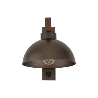 TK Lighting 6279 - Nástenné drevené svietidlo Oslo brown 1xE27, hnedá/orech