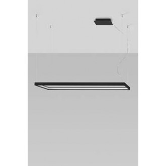 Thoro TH.169 - LED luster TUULA L čierna 4000K 50W 8096lm