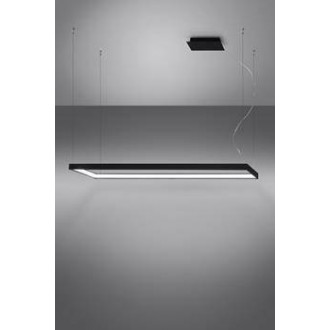 Thoro TH.169 - LED luster TUULA L čierna 4000K 50W 8096lm