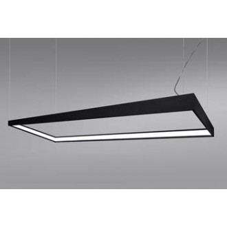 Thoro TH.169 - LED luster TUULA L čierna 4000K 50W 8096lm