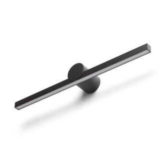 Rendl R13853 - Kúpeľňové nástenné LED svietidlo Luisa 12W, 3000K, 1138lm, IP54, čierna