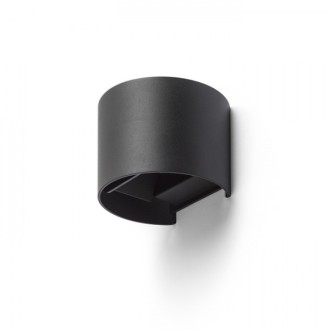 Rendl R13737 - Vonkajšie nástenné LED svietidlo Tito 2x3W, 3000K, 500lm, IP65, čierna