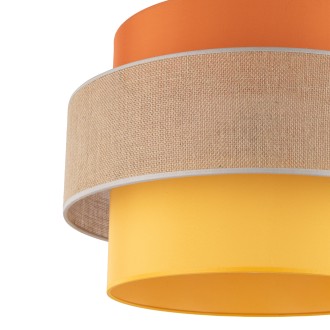 TK Lighting 2783 - Textilný luster Trio 1xE27, Ø500, multicolor