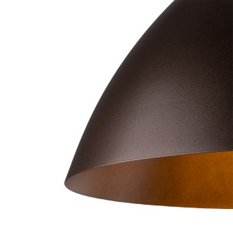 TK Lighting 4509 - Luster Faro 1xE27, Ø500, hnedá