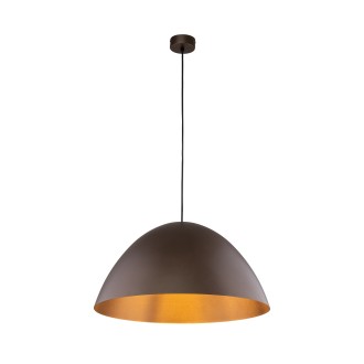 TK Lighting 4509 - Luster Faro 1xE27, Ø500, hnedá