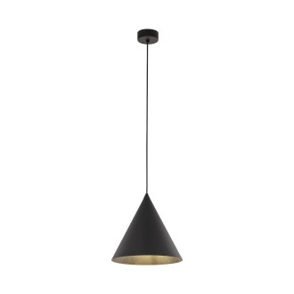TK Lighting 6630 - Luster Cono 1xE27, Ø250, čierna