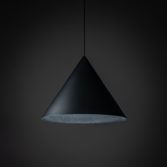 TK Lighting 10059 - Luster Cono 1xE27, Ø500, čierna