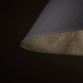 TK Lighting 10059 - Luster Cono 1xE27, Ø500, čierna