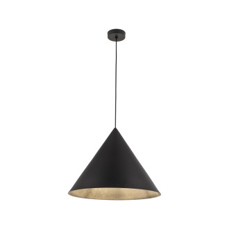 TK Lighting 10059 - Luster Cono 1xE27, Ø500, čierna
