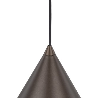 TK Lighting 10037 - Luster Cono M 1xE27, Ø250, hnedá