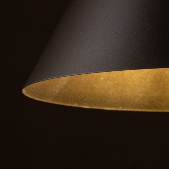 TK Lighting 10037 - Luster Cono M 1xE27, Ø250, hnedá