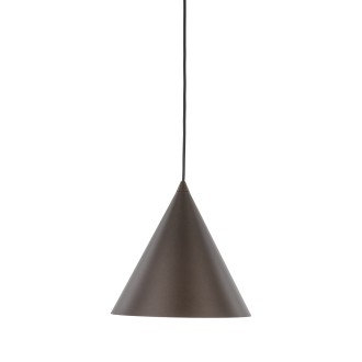 TK Lighting 10037 - Luster Cono M 1xE27, Ø250, hnedá
