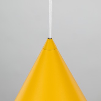 TK Lighting 10066 - Luster Cono M 1xE27, Ø250, žltá