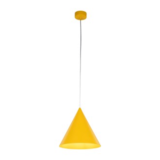 TK Lighting 10066 - Luster Cono M 1xE27, Ø250, žltá
