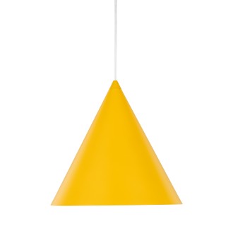 TK Lighting 10066 - Luster Cono M 1xE27, Ø250, žltá