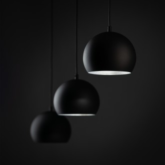 TK Lighting 10169 - Luster Zoe 3xE27, čierna