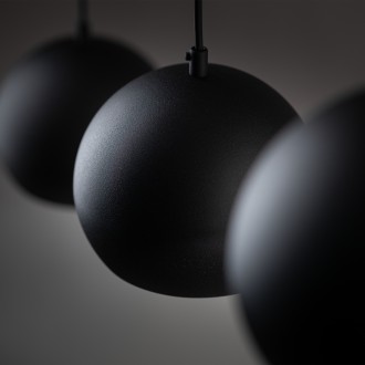 TK Lighting 10169 - Luster Zoe 3xE27, čierna