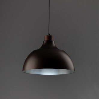 TK Lighting 6926 - Luster Cap 1xE27, Ø340, hnedá/borovica