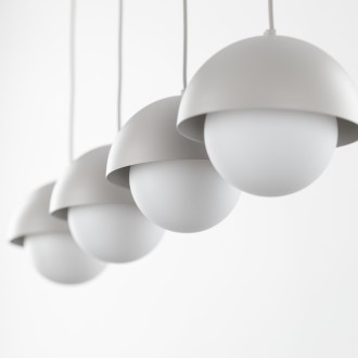 TK Lighting 10213 - Luster Bono 4xG9, béžová/biela