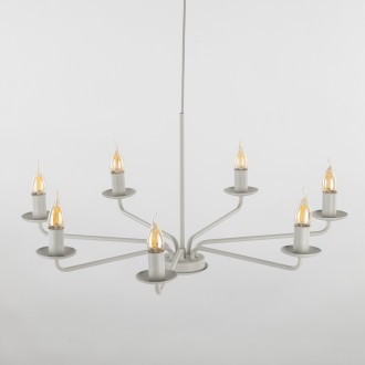 TK Lighting 10254 - Klasický luster Limal 7xE14, béžová