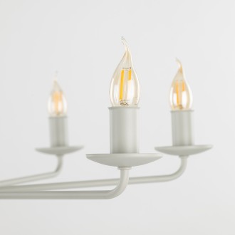 TK Lighting 10254 - Klasický luster Limal 7xE14, béžová