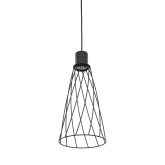 TK Lighting 10161 - Dizajnový luster Modesto 1xGU10, Ø190, čierna