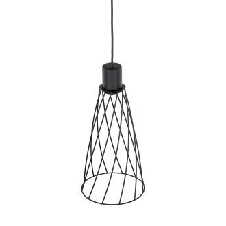 TK Lighting 10161 - Dizajnový luster Modesto 1xGU10, Ø190, čierna