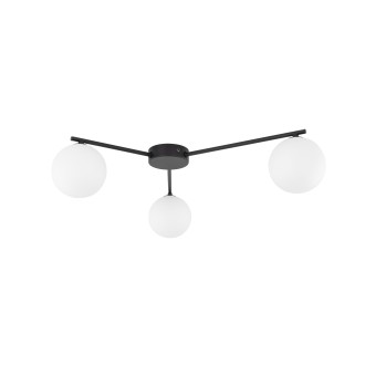 TK Lighting 10261 - Stropné svietidlo Elton 3xG9, 565x510, čierna/biela