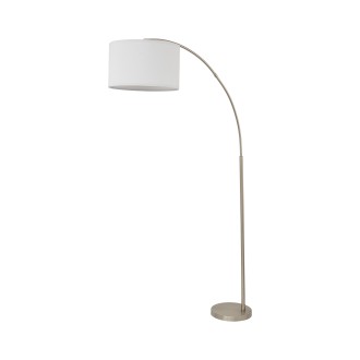 TK Lighting 16022 - Stojacia lampa Zenith 1xE27, biela/chróm