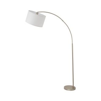 TK Lighting 16022 - Stojacia lampa Zenith 1xE27, biela/chróm