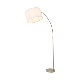 TK Lighting 16022 - Stojacia lampa Zenith 1xE27, biela/chróm