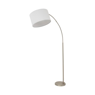 TK Lighting 16022 - Stojacia lampa Zenith 1xE27, biela/chróm