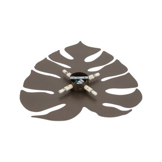 TK Lighting 5822 - Nástenné svietidlo Monstera XL 4xG9, hnedá