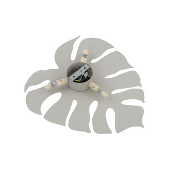 TK Lighting 5946 - Nástenné svietidlo Monstera 3xG9, béžová