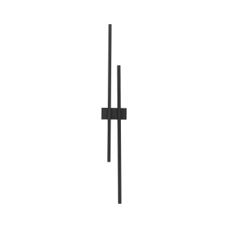 TK Lighting 6626 - Nástenné LED svietidlo Flash 24W, 3000K, 2920lm, čierna