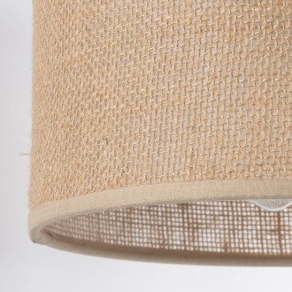 TK Lighting 6858 - Nástenná textilná lampička Juta 1xE27, juta