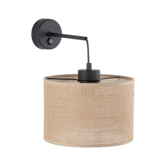 TK Lighting 6858 - Nástenná textilná lampička Juta 1xE27, juta