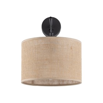 TK Lighting 6858 - Nástenná textilná lampička Juta 1xE27, juta