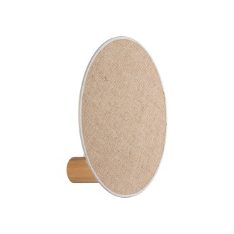TK Lighting 4814 - Nástenné textilné svietidlo Pulse 1xE27, biela/borovica/prírodné