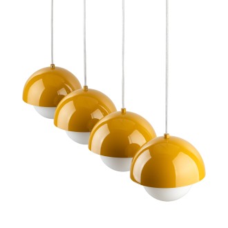 TK Lighting 10267 - Luster Bono 4xG9, okrová/biela