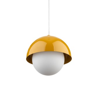 TK Lighting 10265 - Luster Bono 1xG9, Ø170, okrová/biela