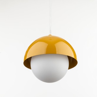 TK Lighting 10265 - Luster Bono 1xG9, Ø170, okrová/biela