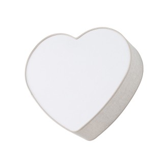 TK Lighting 757 - Detské stropné svietidlo Heart 2xE27, ľan