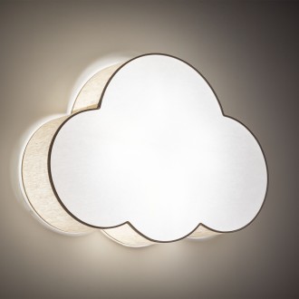 TK Lighting 4336 - Detské stropné svietidlo Cloud 4xE27, ľan