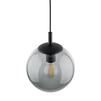 TK Lighting 5378 - Luster Esme 1xE27, Ø250, grafit/čierna