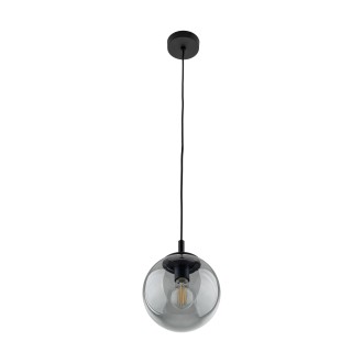 TK Lighting 5378 - Luster Esme 1xE27, Ø250, grafit/čierna