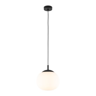 TK Lighting 4759 - Luster Vibe 1xE27, Ø250, biela/čierna
